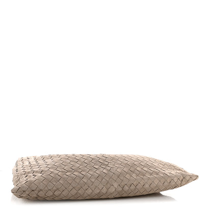 Bottega Veneta Suede Intrecciato Large Hop Mastice 4 of 10