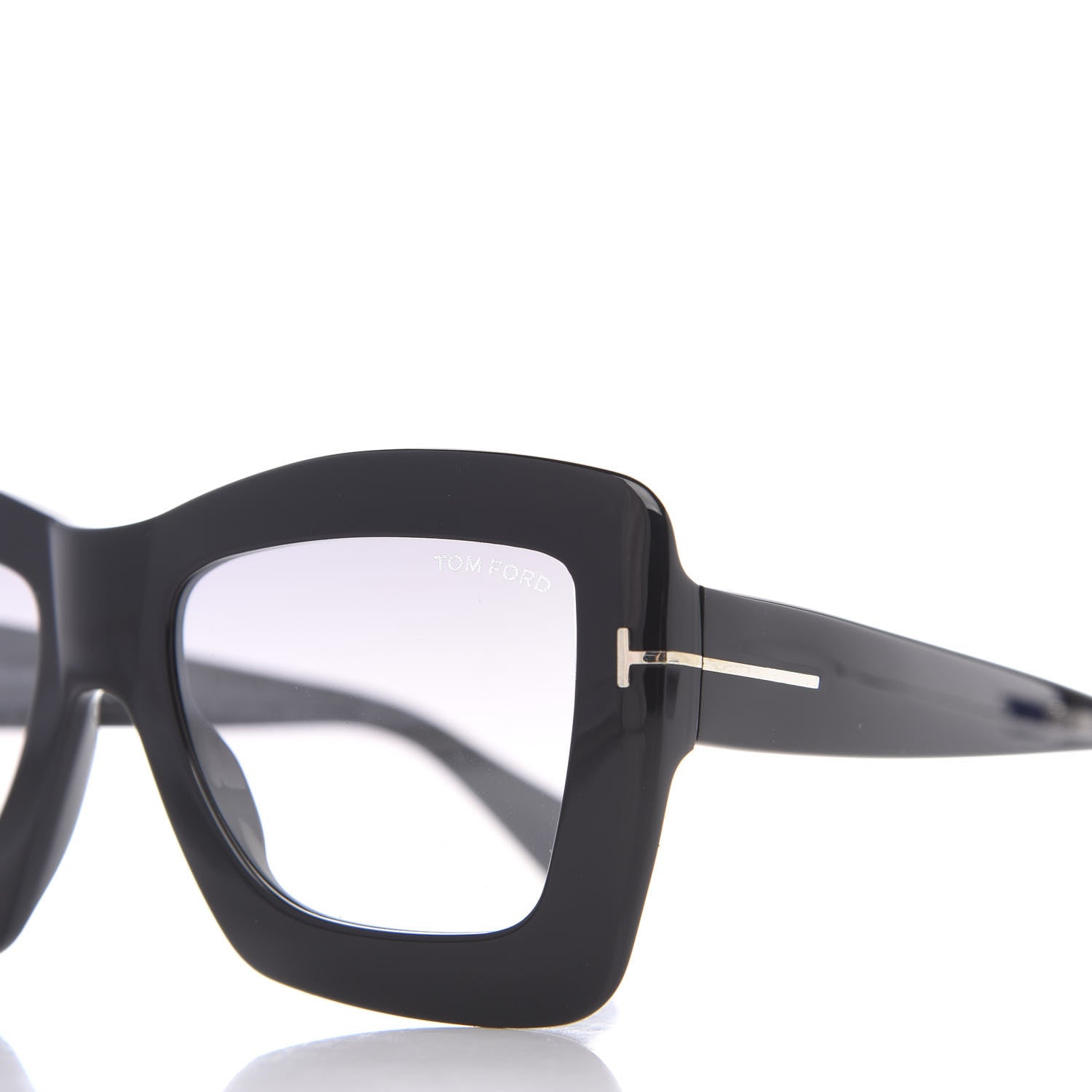 Tom Ford Hutton-02 TF664 Square Sunglasses Black 7 of 8