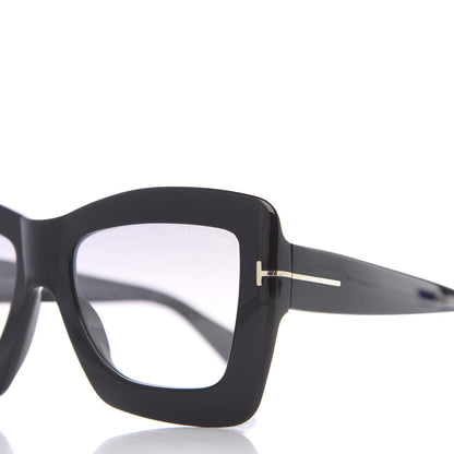 Tom Ford Hutton-02 TF664 Square Sunglasses Black 7 of 8