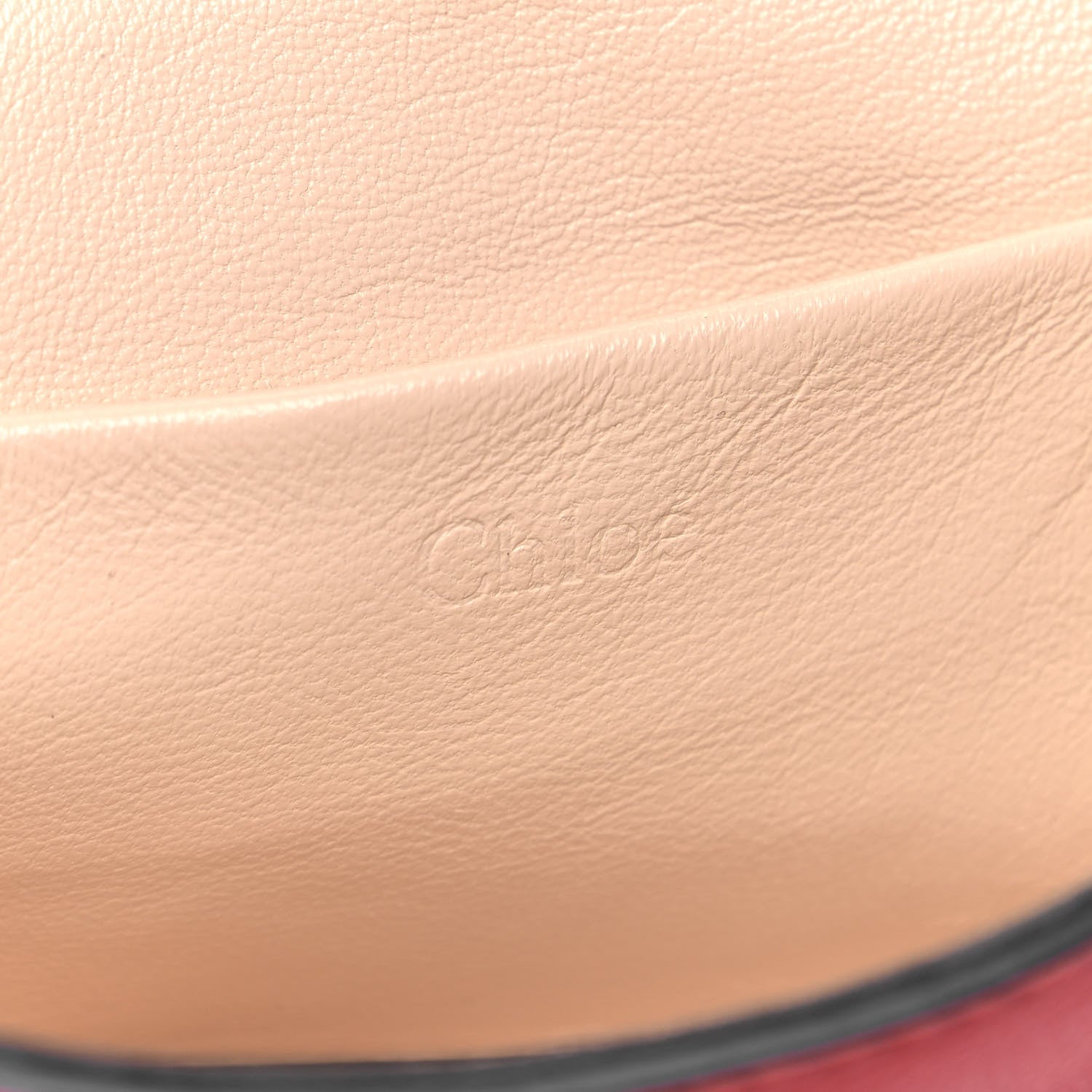 Chloe Goatskin Small Elsie Shoulder Bag Red 5 of 5
