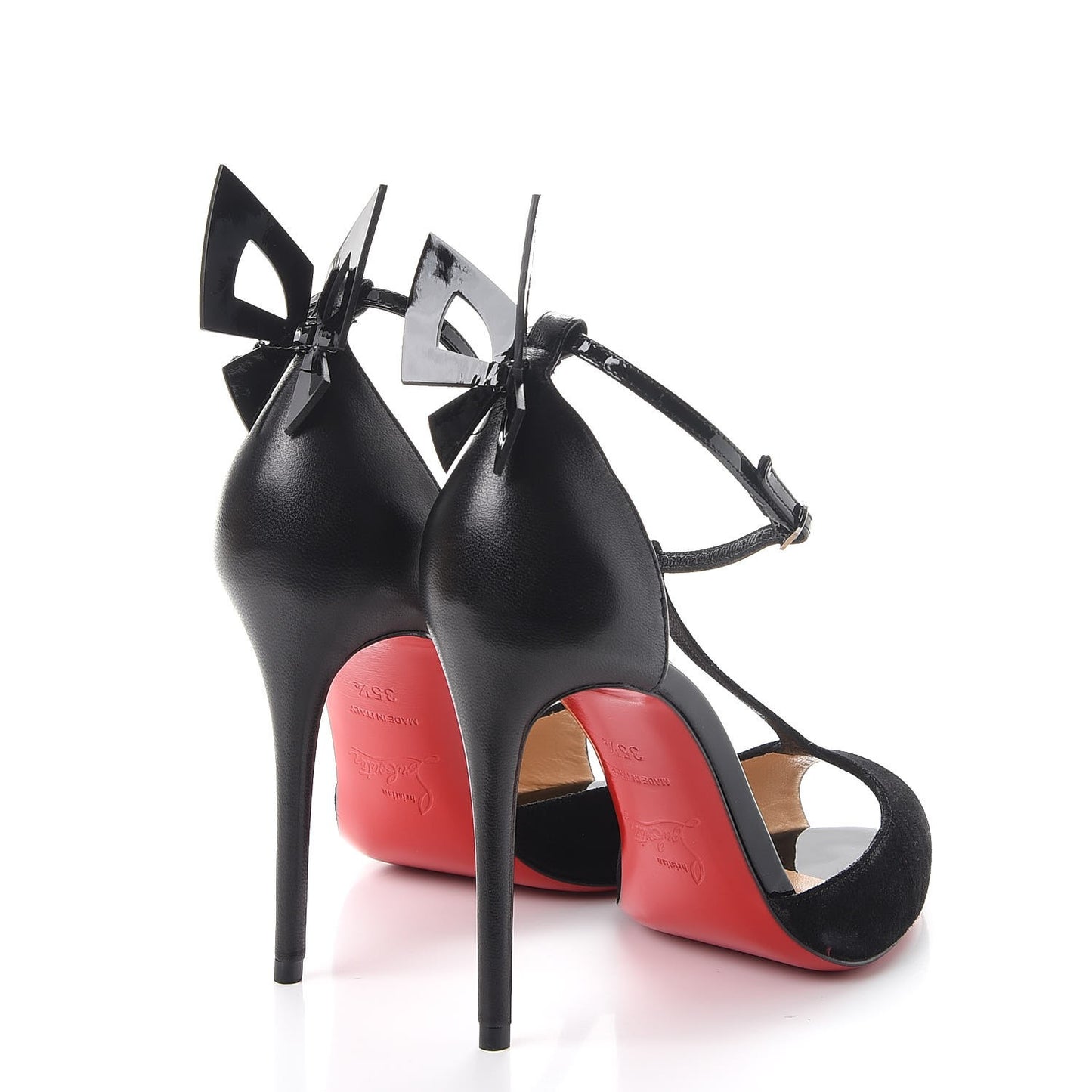Suede Patent Shiny Nappa Aribak 100 Pumps 35.5 Version Black