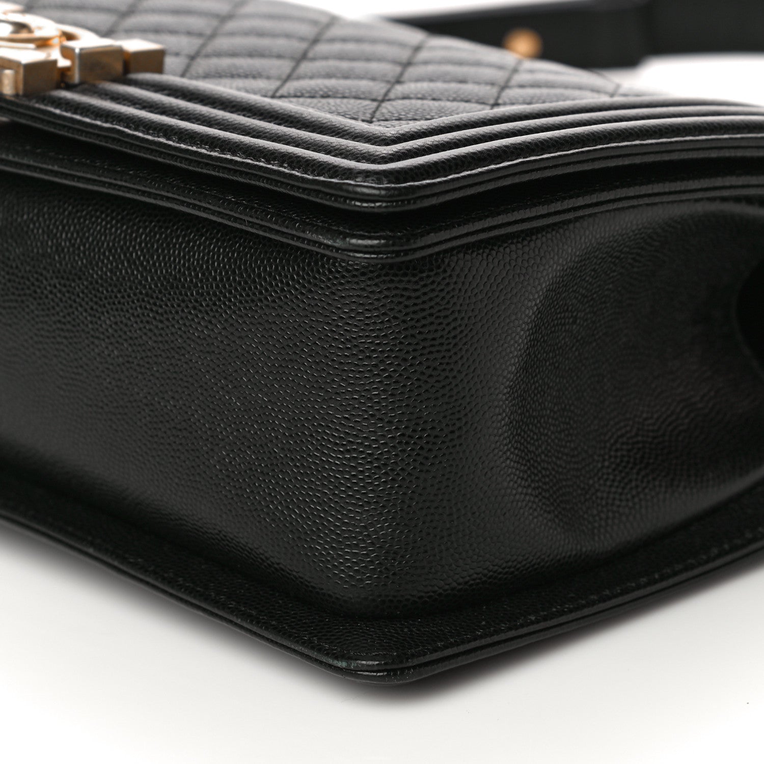 Chanel Caviar Quilted Medium Boy Flap Black 10 of 10