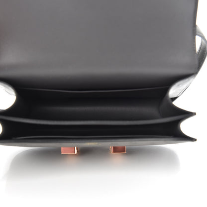 Hermes Ostrich Constance 18 Graphite 5 of 10