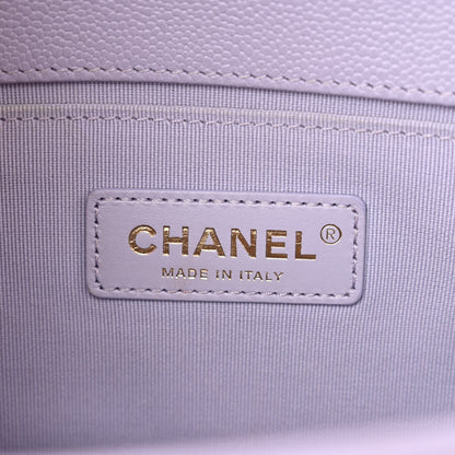 Chanel Caviar Quilted Medium Boy Flap Light Purple 6 of 12