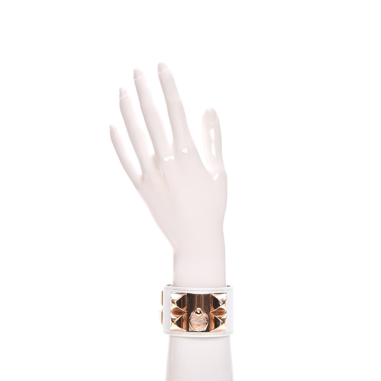 Epsom Collier de Chien CDC Bracelet T2 White
