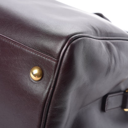Saint Laurent Calfskin Classic Duffle 6 Bordeaux 22 of 25