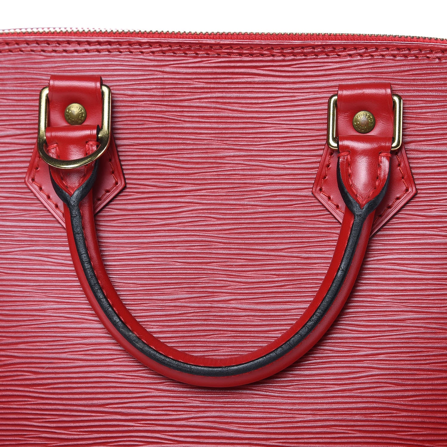 Louis Vuitton Epi Alma PM Castillan Red 11 of 12
