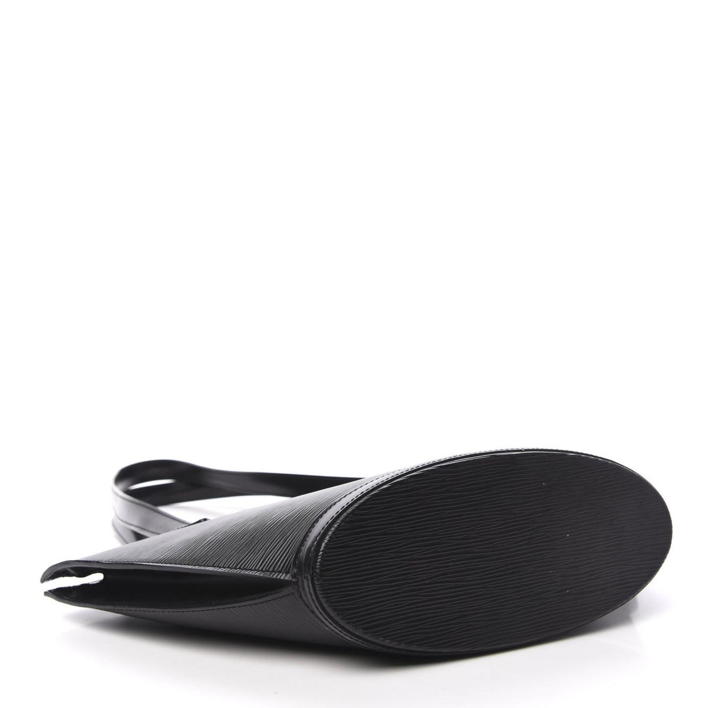 Epi Saint Jacques PM Long Straps Black