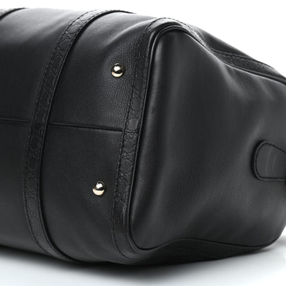 Gucci Calfskin Microguccissima Trim Medium Boston Black 9 of 9