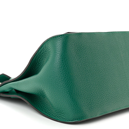 Hermes Taurillon Clemence Jypsiere 34 Malachite 9 of 14