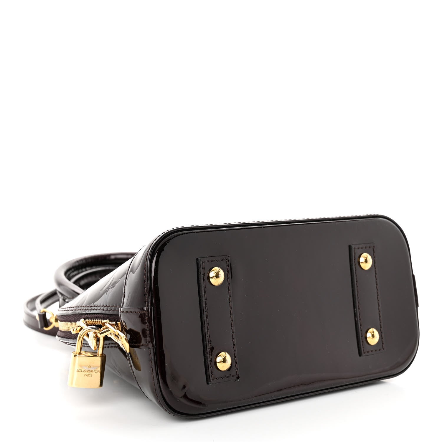 Louis Vuitton Vernis Alma BB Amarante 4 of 9
