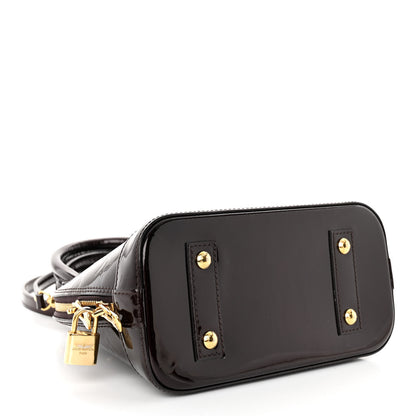 Louis Vuitton Vernis Alma BB Amarante 4 of 9