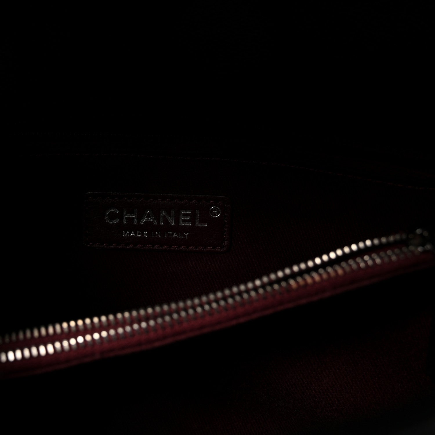 Chanel Caviar Chevron Quilted Medium Coco Handle Flap Black 6 of 10