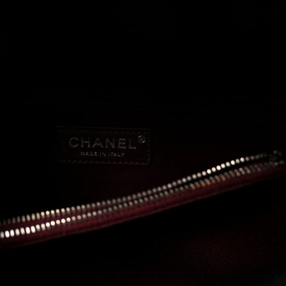 Chanel Caviar Chevron Quilted Medium Coco Handle Flap Black 6 of 10