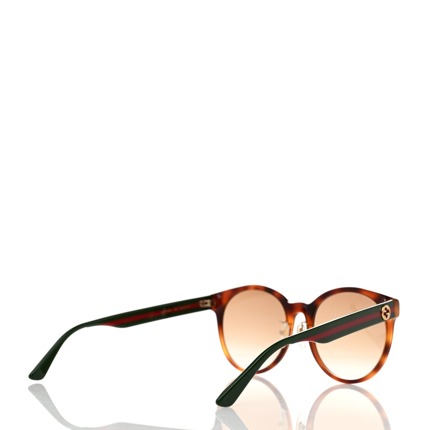 Round Eye GG Web Sunglasses GG0416SK Tortoise