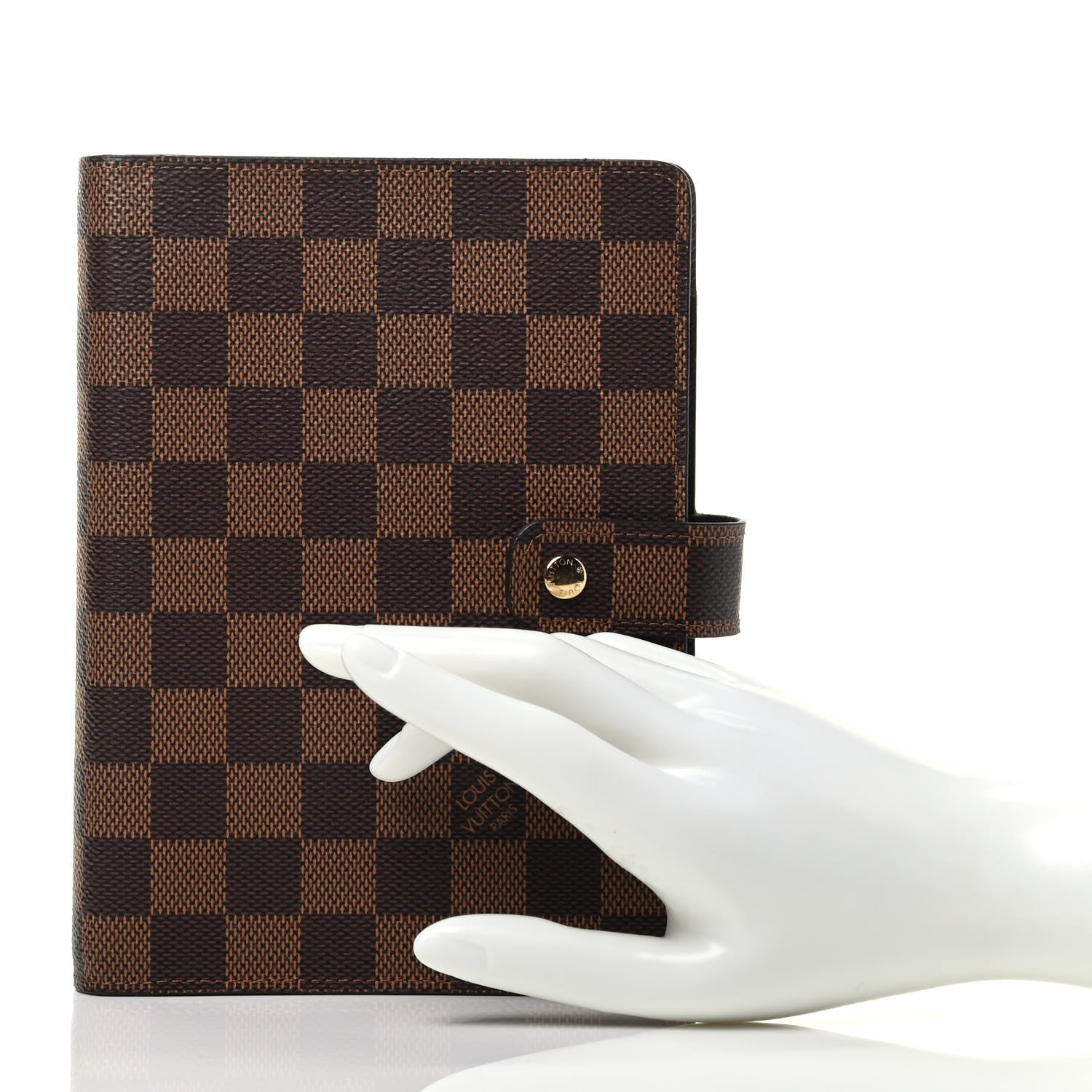 Louis Vuitton Damier Ebene Medium Ring Agenda Cover 2 of 7