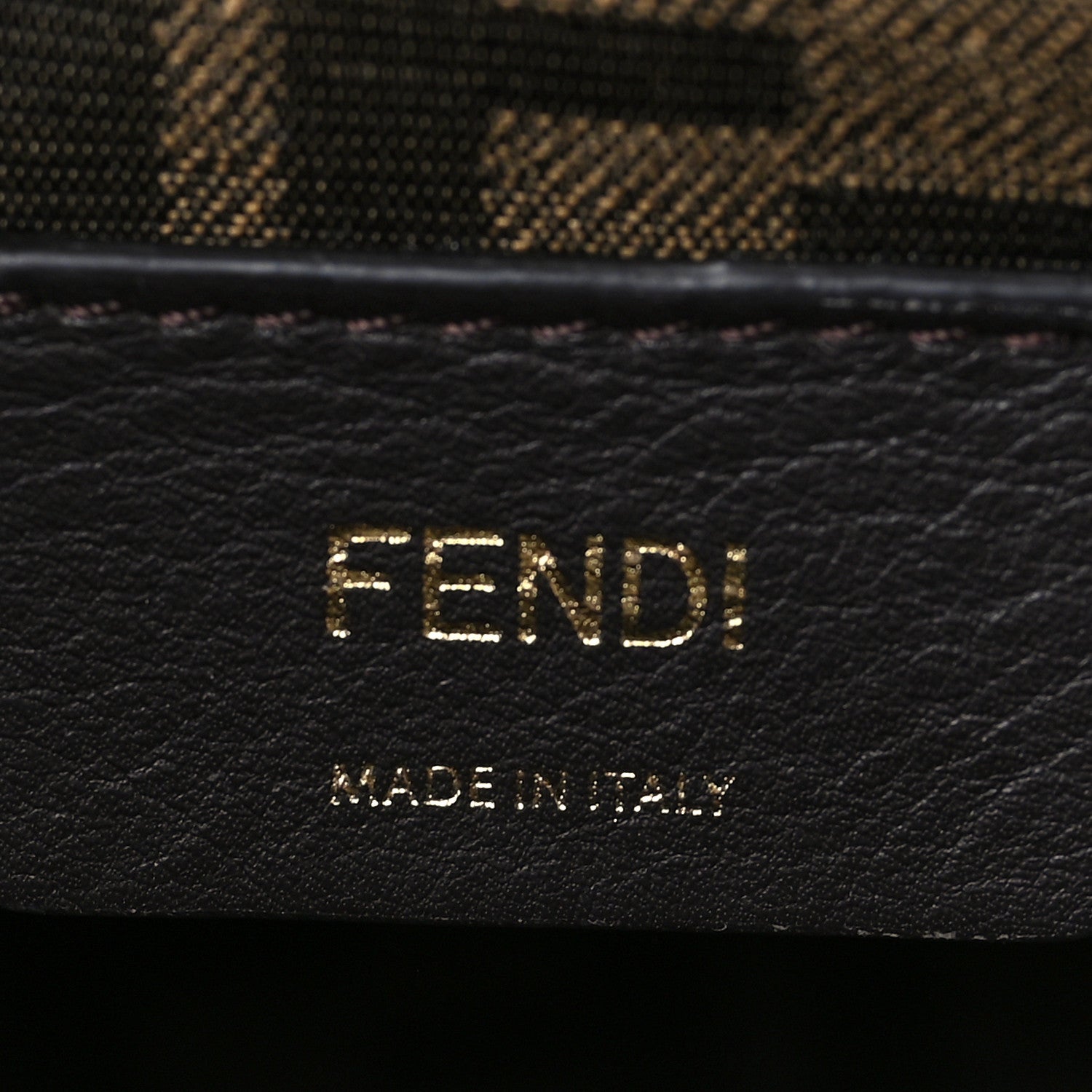 Fendi Shiny Nappa Medium Fendi First Ebano 6 of 9