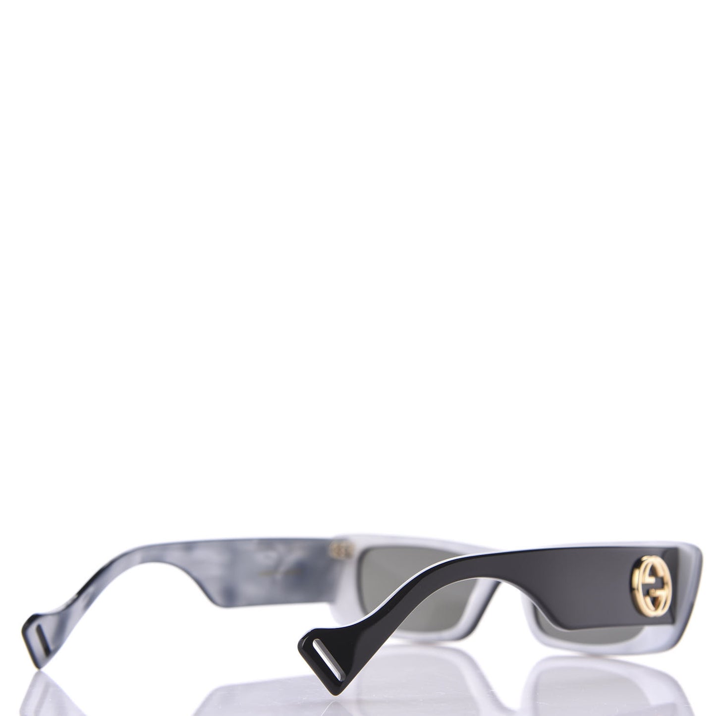 Acetate Rectangular Sunglasses GG0516S Black