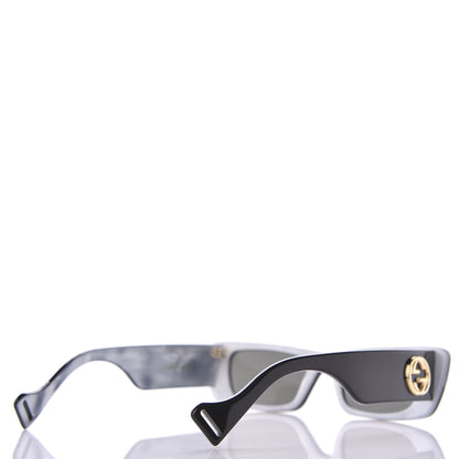 Gucci Acetate Rectangular Sunglasses GG0516S Black 3 of 7