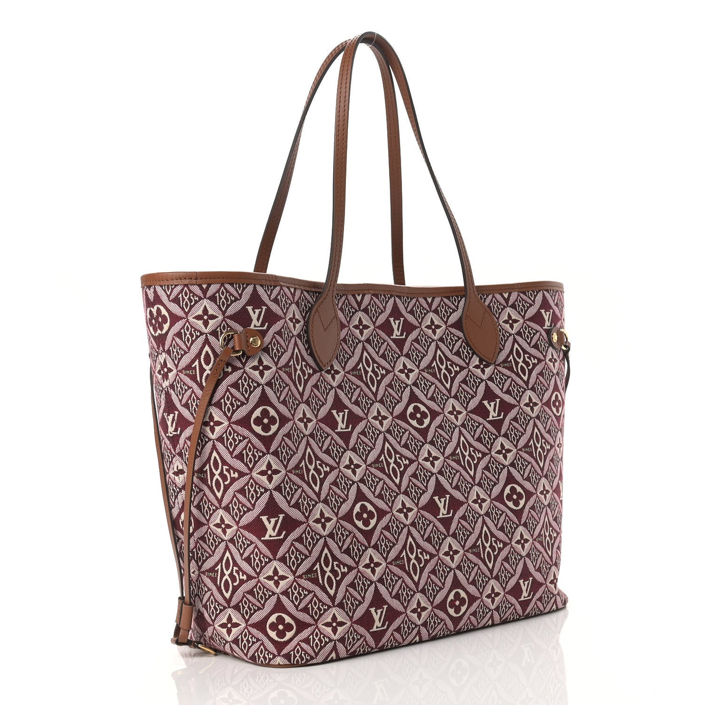 Jacquard Since 1854 Neverfull MM Bordeaux
