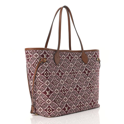 Louis Vuitton Jacquard Since 1854 Neverfull MM Bordeaux 2 of 8
