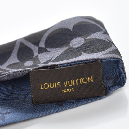Louis Vuitton Silk Monogram Flower Ink BB Bandeau Anthracite 4 of 5