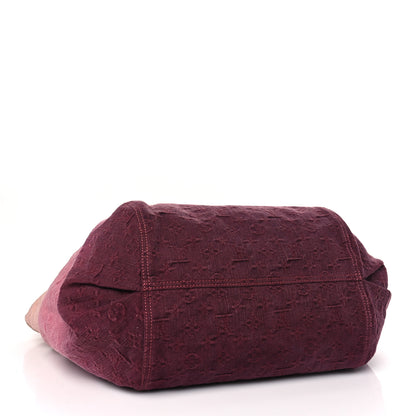 Louis Vuitton Denim Quilted Monogram Sunbeam Rouge Fauviste 4 of 9