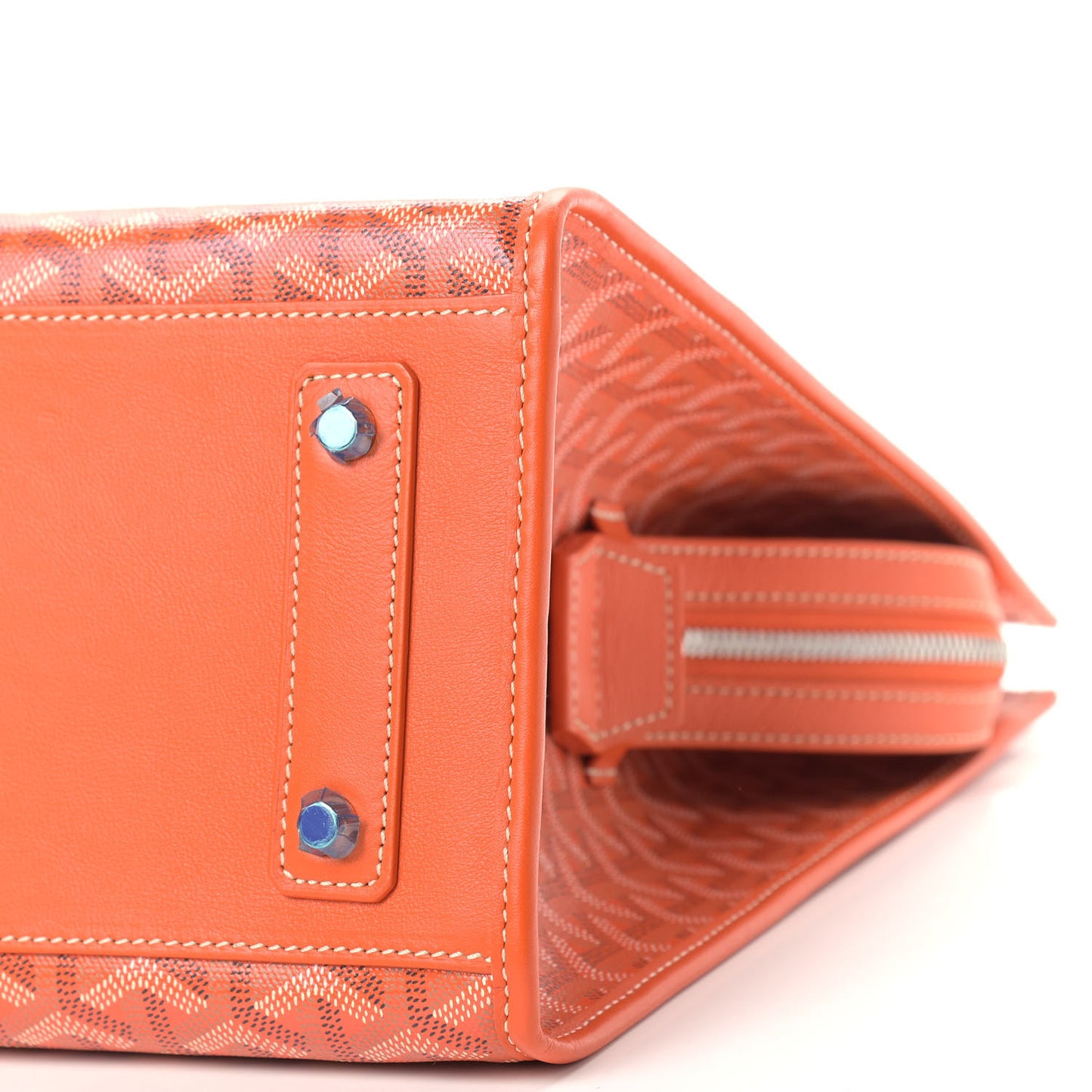 Goyardine Marquises Tote Orange