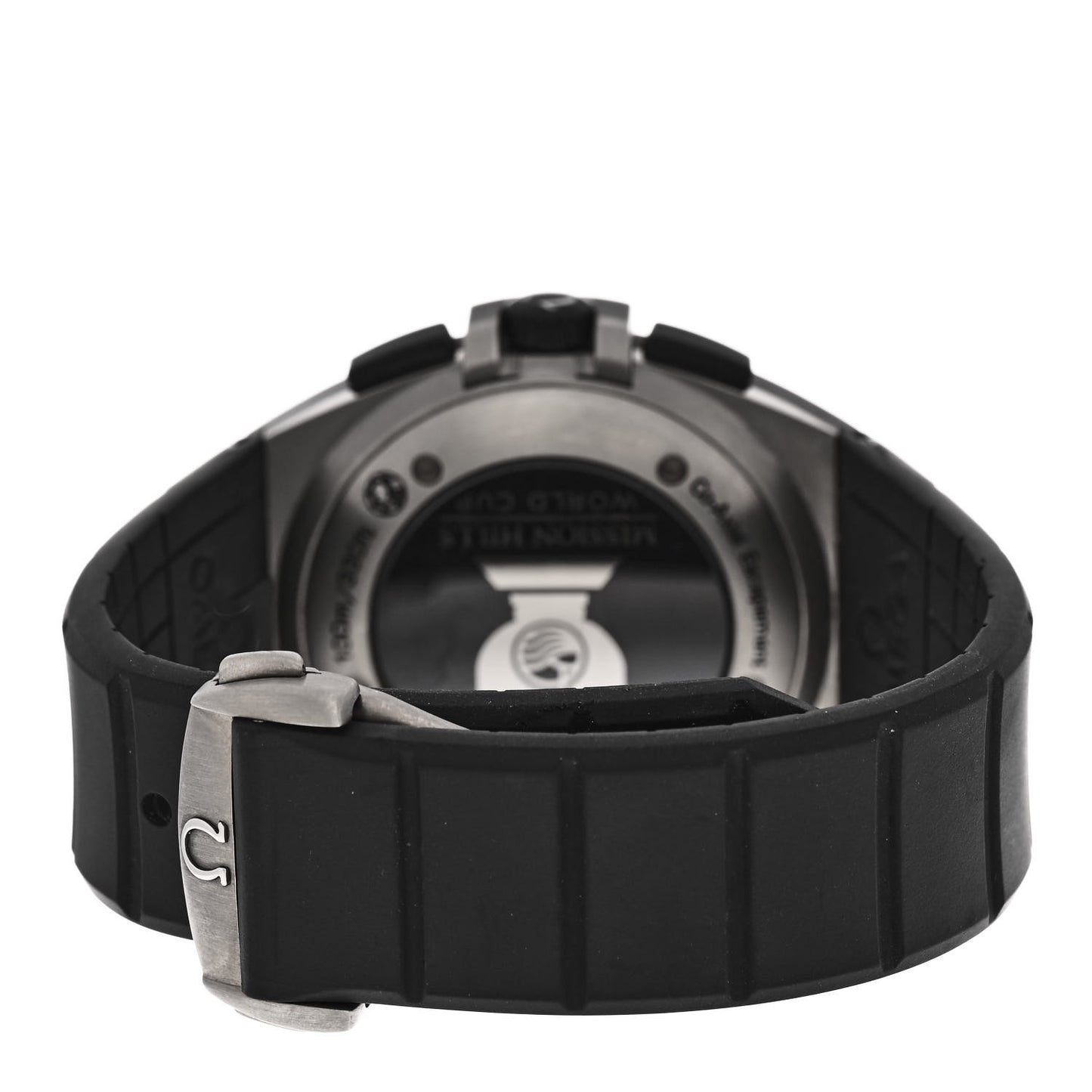 Stainless Steel Rubber 43mm Constellation Double Eagle Chronograph Automatic Watch Black 121.92.41.50.01.001
