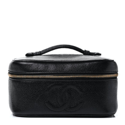 Chanel Caviar Vanity Cosmetic Case Black 1 of 4