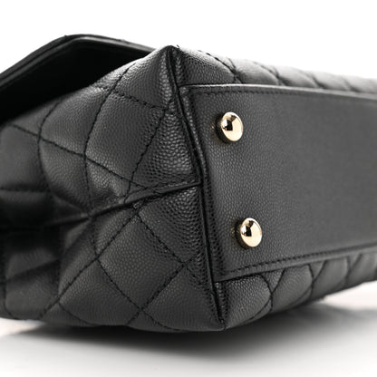 Chanel Caviar Quilted Mini Coco Handle Flap Black 9 of 13
