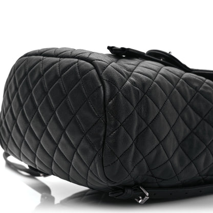 Chanel Lambskin Quilted Small Urban Spirit Backpack Black 9 of 13