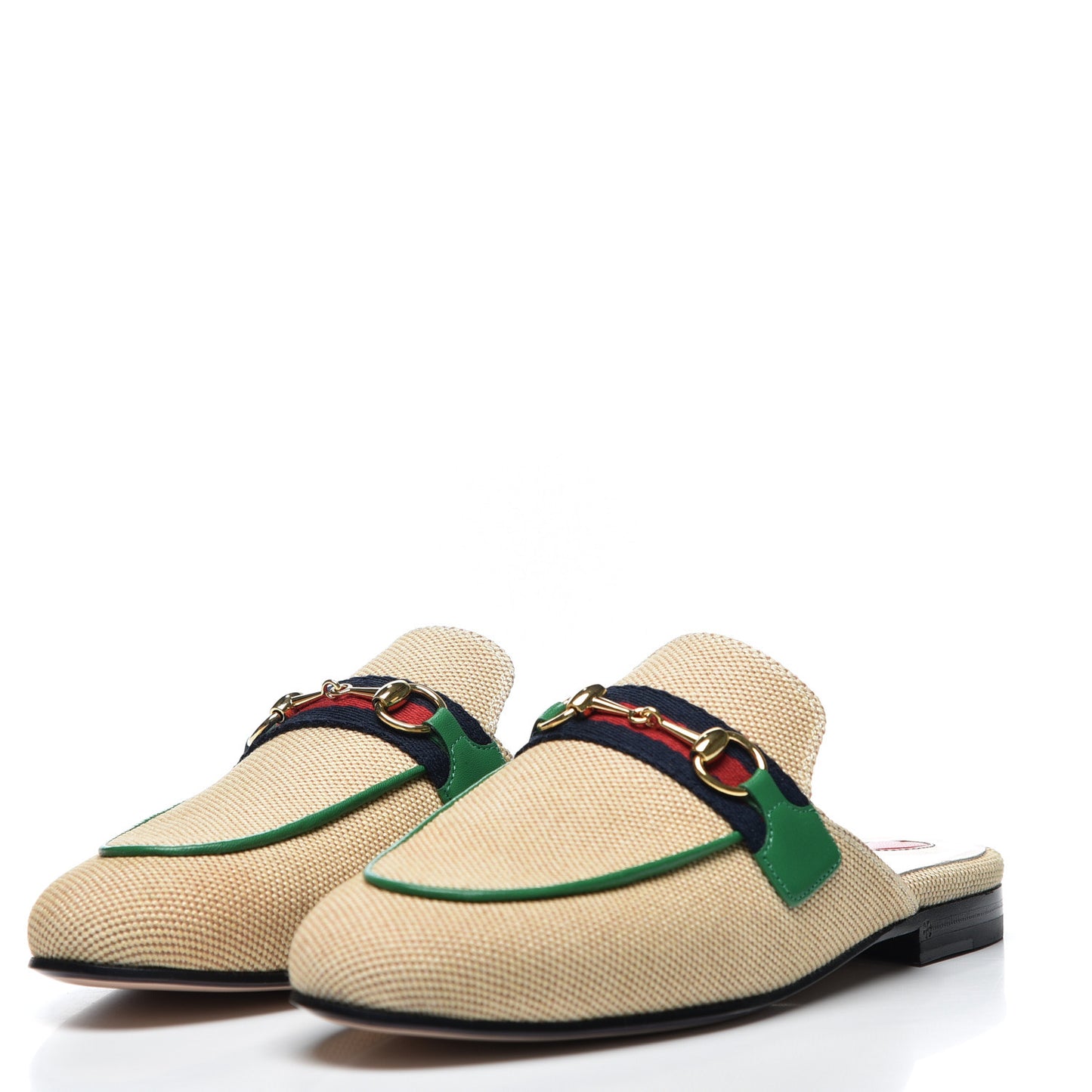 Canvas Vintage Charlotte Web Womens Princetown Slippers 36 Sand New Shamarock