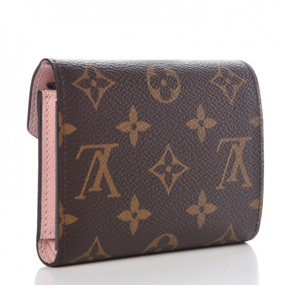Monogram Victorine Wallet Rose Ballerine