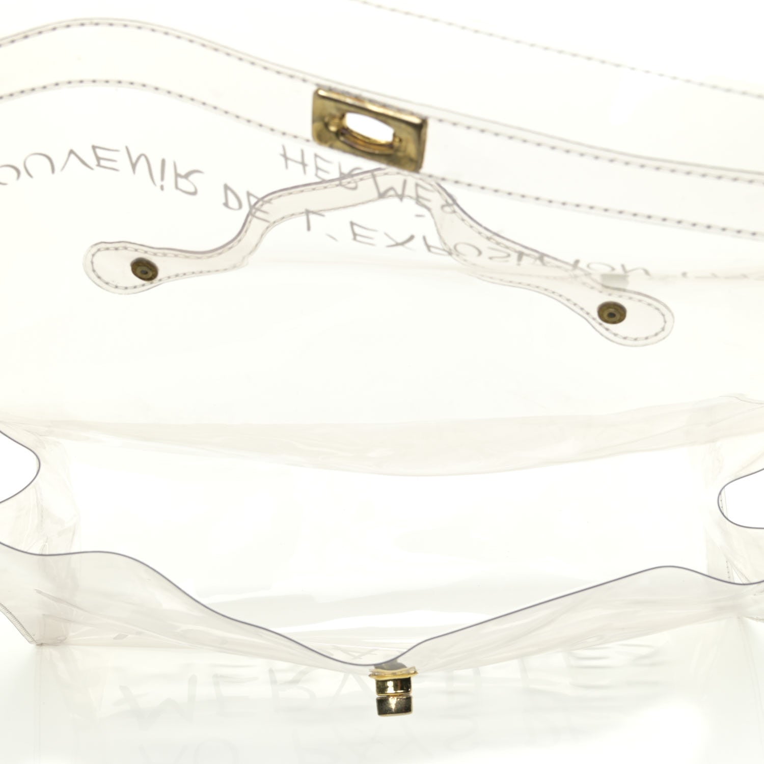 Hermes Vinyl Souvenir De L'Exposition Kelly Transparent 6 of 9