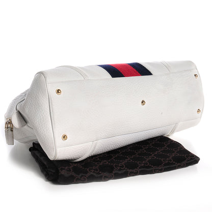 Gucci Leather Web Blondie Bowler White 7 of 13