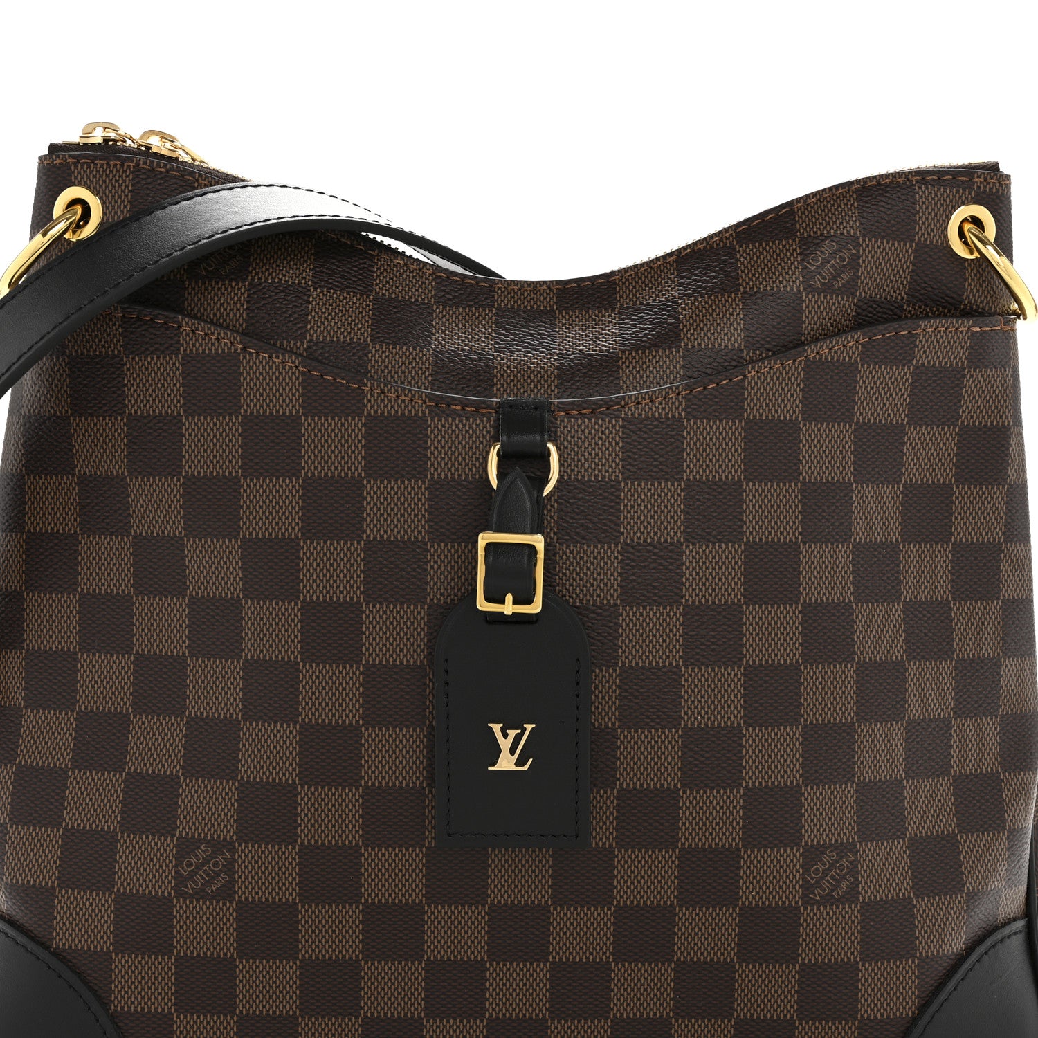Louis Vuitton Damier Ebene Odeon MM Black 7 of 10