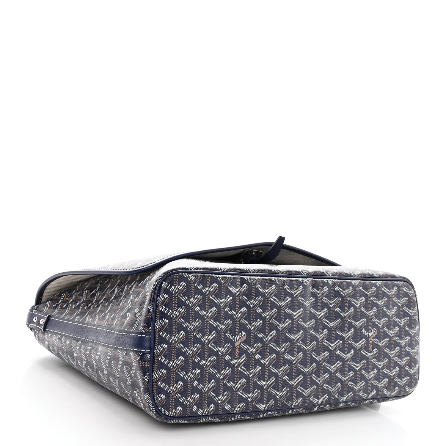 Goyard Goyardine Capetien Messenger Bag Navy 3 of 7