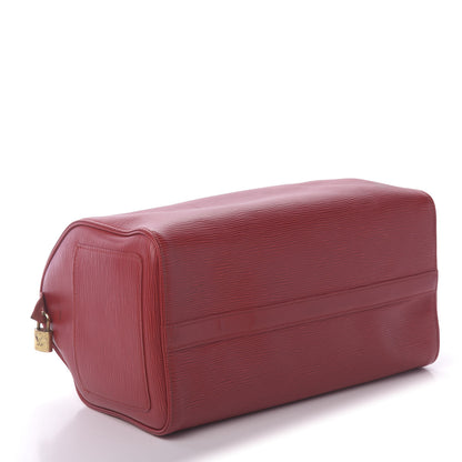 Louis Vuitton Epi Speedy 30 Castillan Red 4 of 10