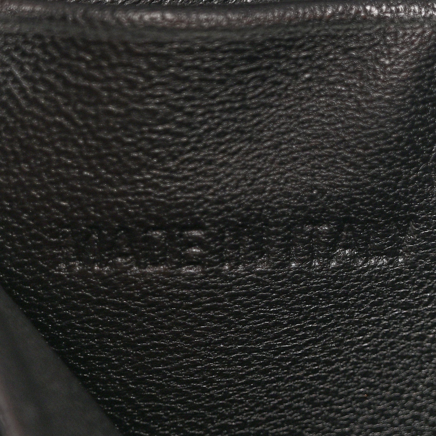 Balenciaga Grained Calfskin Graffiti BB Chain Wallet Black Bleu Violet 7 of 13