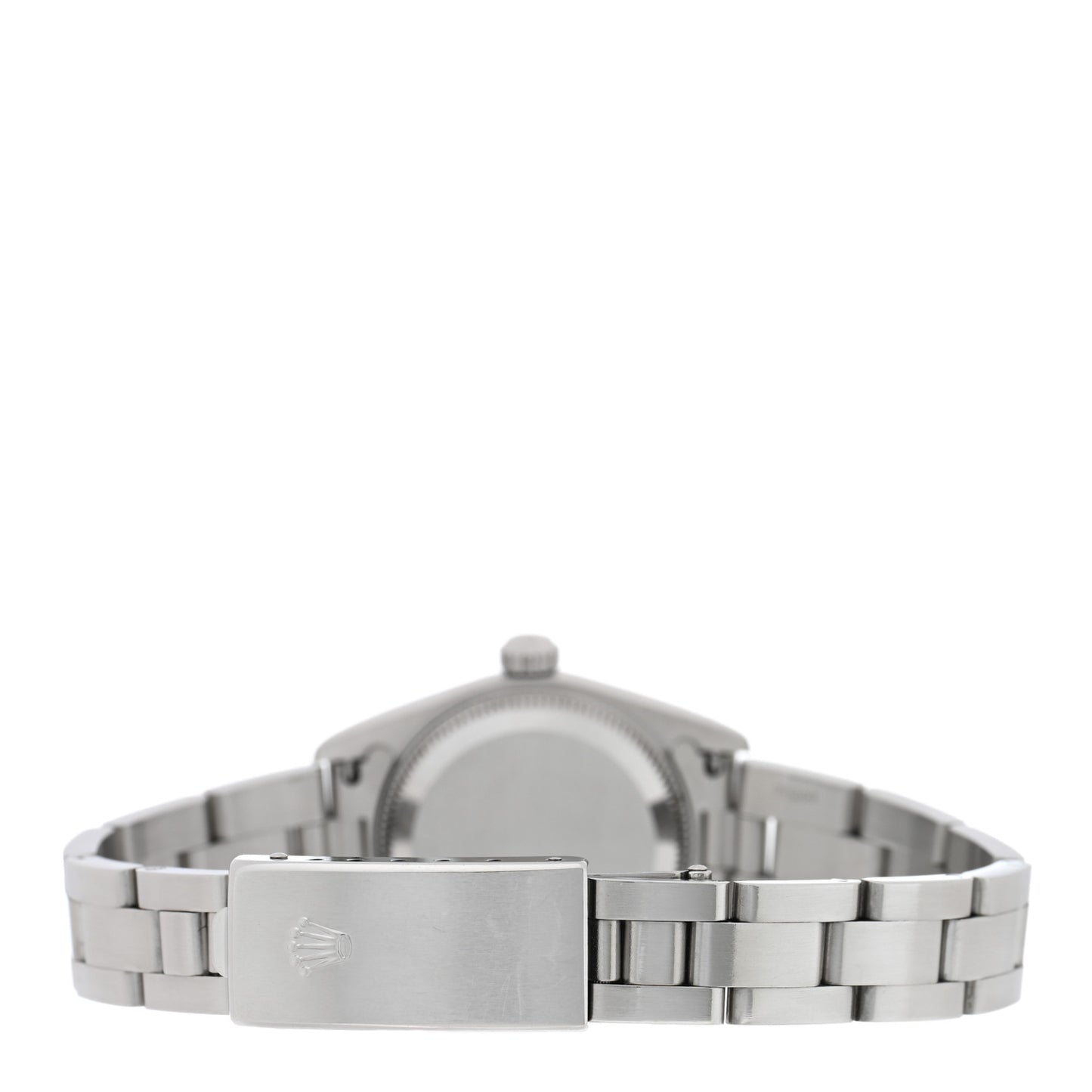 Stainless Steel 24mm Oyster Perpetual Watch Black 76080
