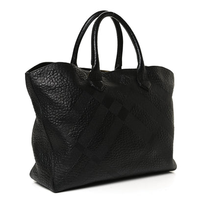 Burberry Signature Grain Medium Dewsbury Tote Black 3 of 16