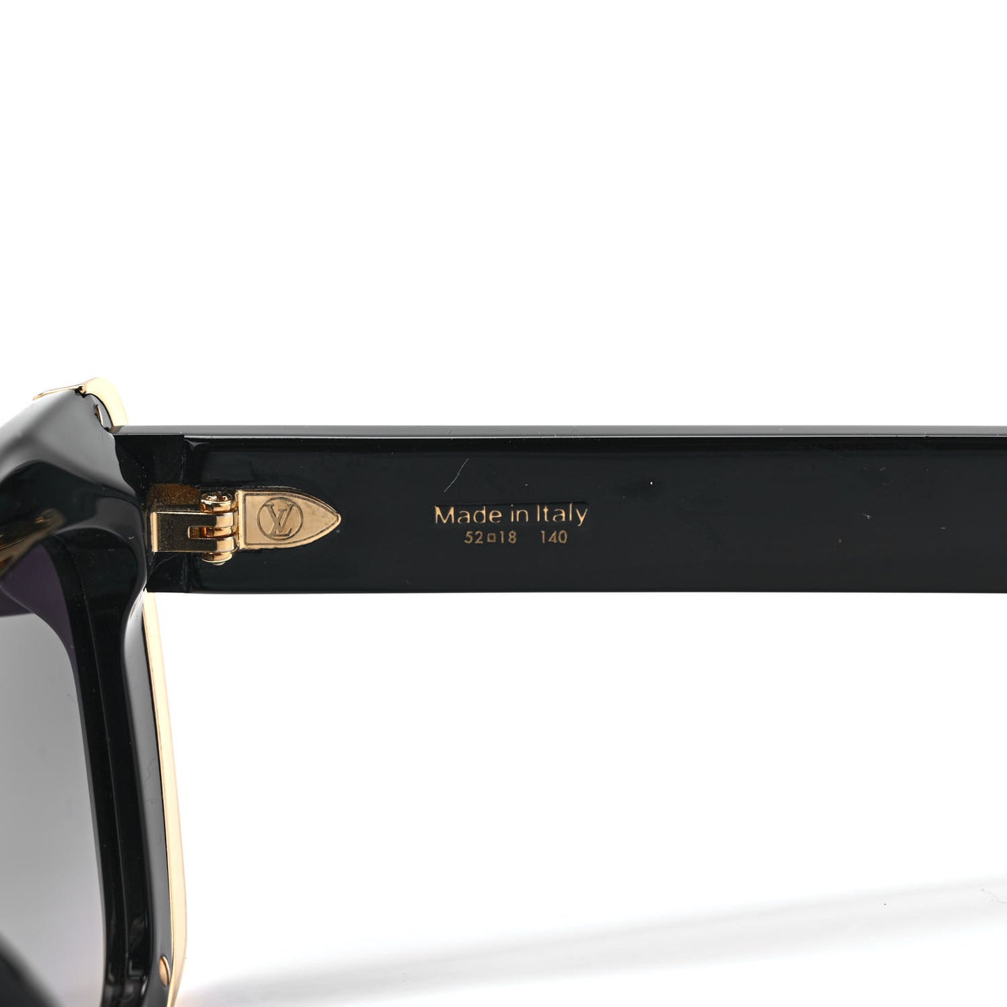Acetate LV Moon Cat Eye Sunglasses Z1655W Black