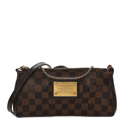 Louis Vuitton Damier Ebene Eva Clutch 1 of 12