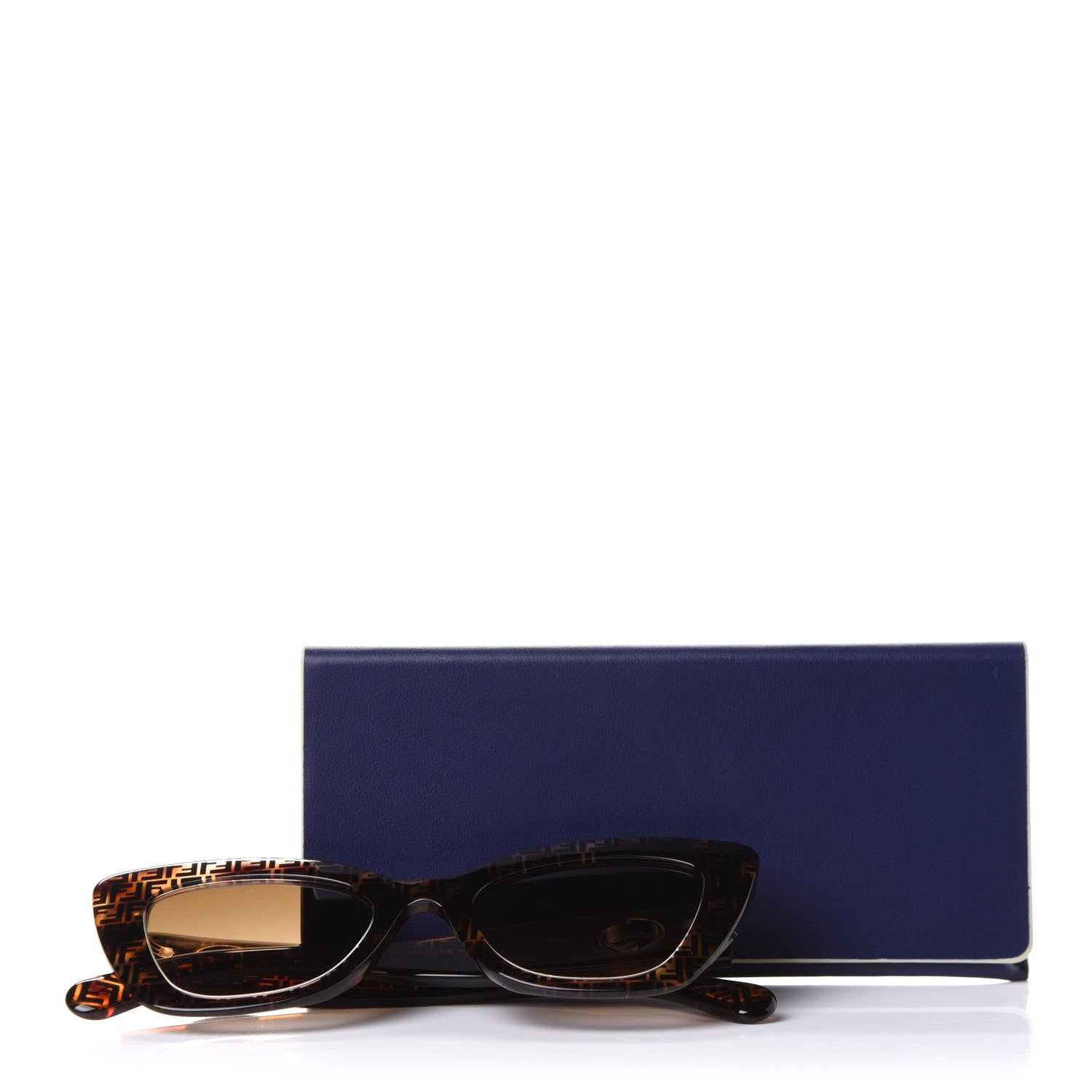 Fendi Acetate F is Fendi FF Cat Eye Sunglasses FF 0360/S Havana 7 of 7