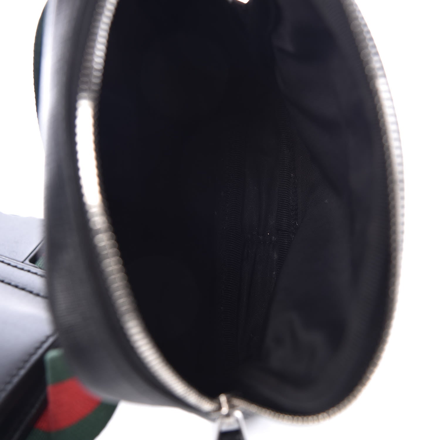 Gucci GG Supreme Monogram Web Belt Bag Black 6 of 11