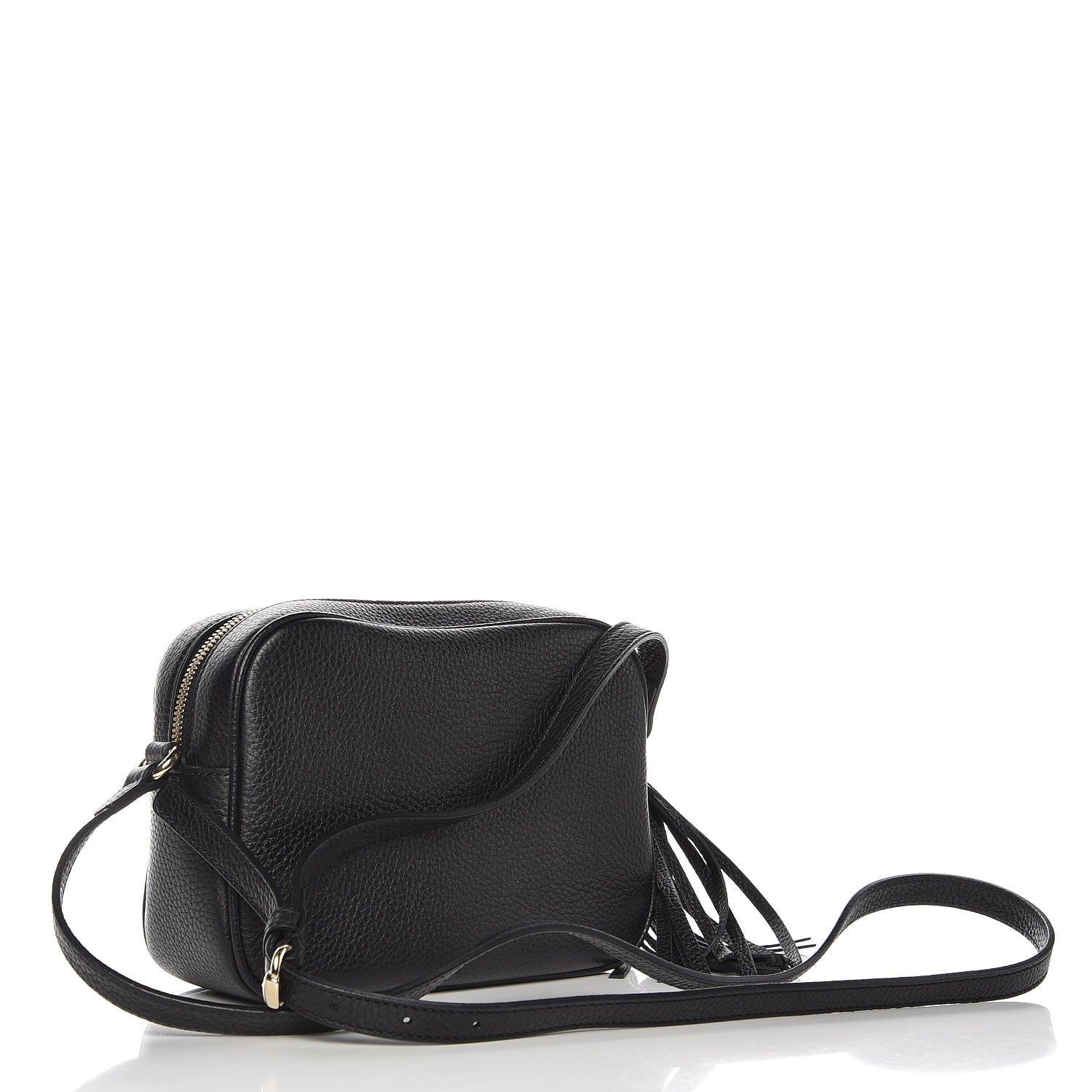 Gucci Pebbled Calfskin Small Soho Disco Bag Black 3 of 7