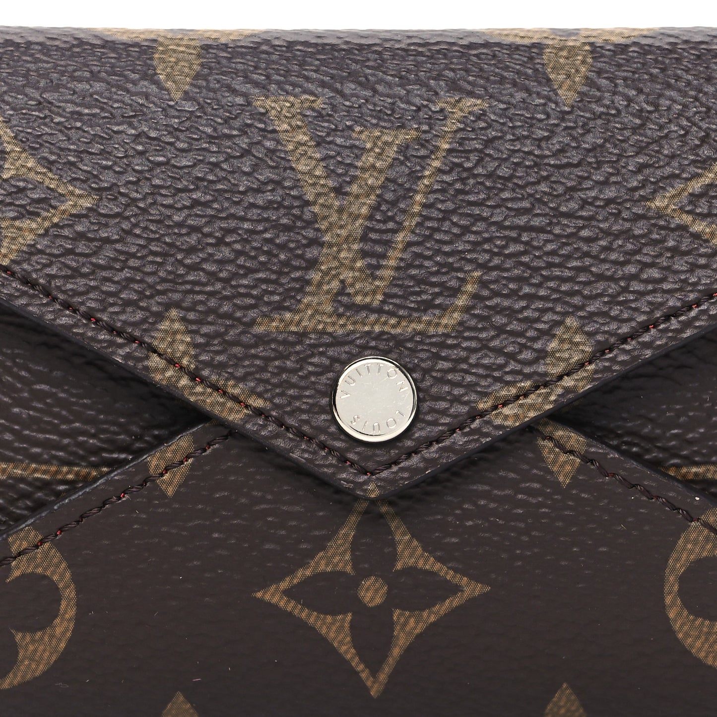 Monogram LV Colormania Kirigami Card Holder Sari Red