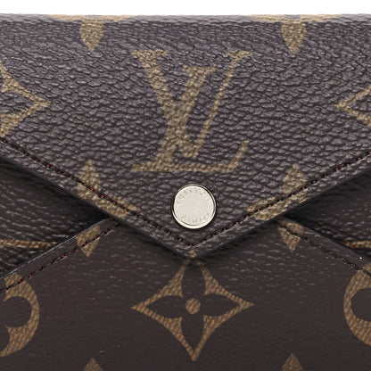 Louis Vuitton Monogram LV Colormania Kirigami Card Holder Sari Red 7 of 8