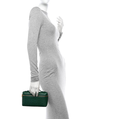 Loro Piana Ostrich L19 Extra Pocket Pouch Forest Leaves 3 of 10